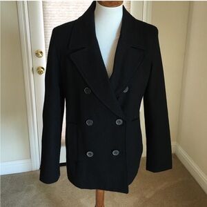 Old Navy Women's Classic Black Pea Coat